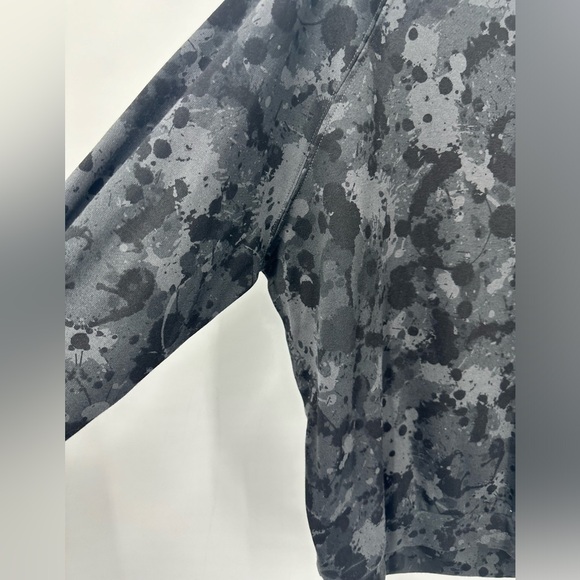 SAGE Collective Gray Camo Paint Splatter Sweatshirt Crew Neck Medium | E1954 - Picture 2 of 5